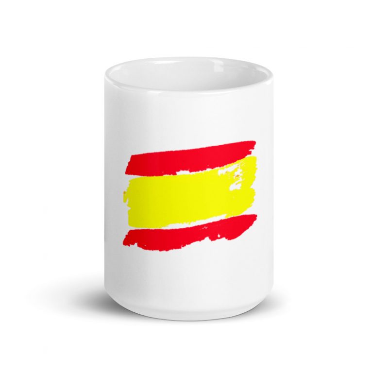 Taza con bandera de España