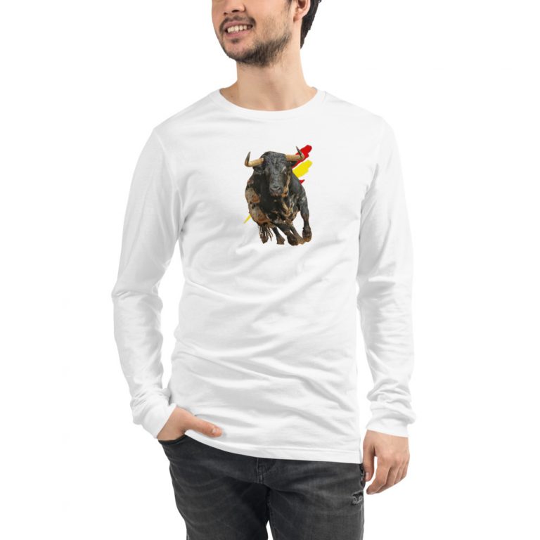Camiseta manga larga con toro de España
